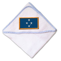 Baby Hooded Towel Micronesia Embroidery Kids Bath Robe Cotton - Cute Rascals