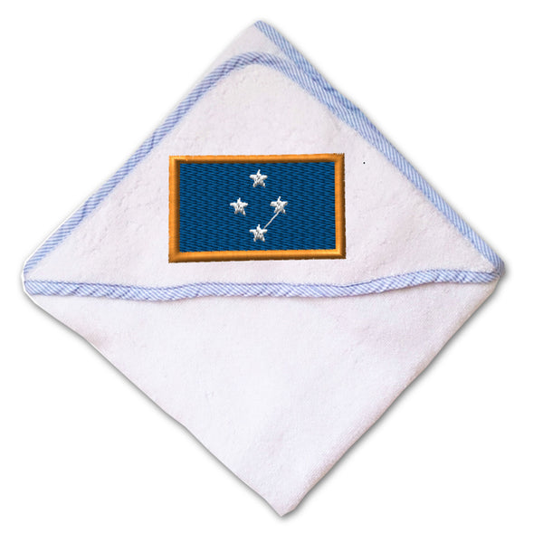 Baby Hooded Towel Micronesia Embroidery Kids Bath Robe Cotton - Cute Rascals