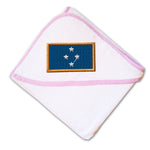 Baby Hooded Towel Micronesia Embroidery Kids Bath Robe Cotton - Cute Rascals