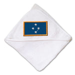 Baby Hooded Towel Micronesia Embroidery Kids Bath Robe Cotton - Cute Rascals