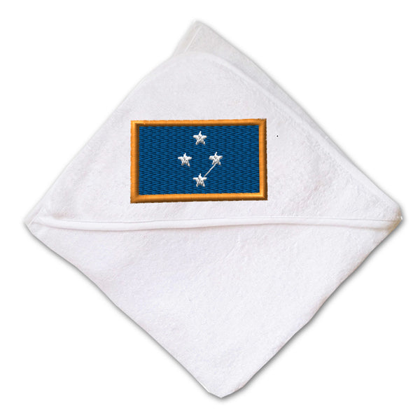 Baby Hooded Towel Micronesia Embroidery Kids Bath Robe Cotton - Cute Rascals