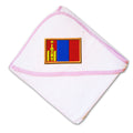 Baby Hooded Towel Mongolia Embroidery Kids Bath Robe Cotton