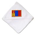 Baby Hooded Towel Mongolia Embroidery Kids Bath Robe Cotton