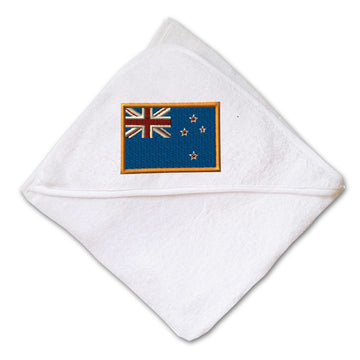 Baby Hooded Towel New Zealand Embroidery Kids Bath Robe Cotton