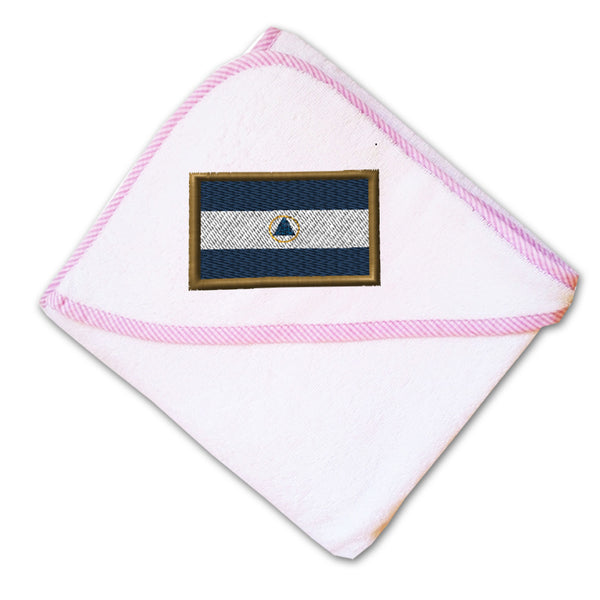 Baby Hooded Towel Nicaragua Embroidery Kids Bath Robe Cotton - Cute Rascals