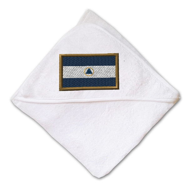 Baby Hooded Towel Nicaragua Embroidery Kids Bath Robe Cotton - Cute Rascals