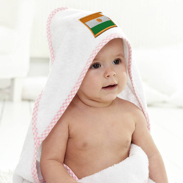 Baby Hooded Towel Niger Embroidery Kids Bath Robe Cotton - Cute Rascals