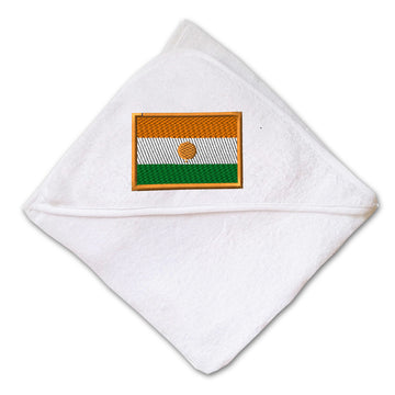 Baby Hooded Towel Niger Embroidery Kids Bath Robe Cotton