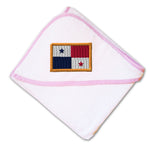 Baby Hooded Towel Panama Embroidery Kids Bath Robe Cotton - Cute Rascals