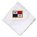 Baby Hooded Towel Panama Embroidery Kids Bath Robe Cotton