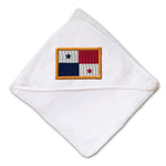 Baby Hooded Towel Panama Embroidery Kids Bath Robe Cotton - Cute Rascals