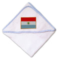 Baby Hooded Towel Paraguay Embroidery Kids Bath Robe Cotton