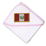 Baby Hooded Towel Peru Embroidery Kids Bath Robe Cotton - Cute Rascals