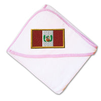 Baby Hooded Towel Peru Embroidery Kids Bath Robe Cotton - Cute Rascals