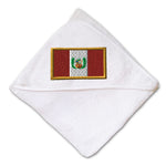 Baby Hooded Towel Peru Embroidery Kids Bath Robe Cotton - Cute Rascals