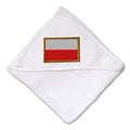 Baby Hooded Towel Poland Embroidery Kids Bath Robe Cotton