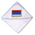 Baby Hooded Towel Serbia Embroidery Kids Bath Robe Cotton