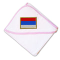 Baby Hooded Towel Serbia Embroidery Kids Bath Robe Cotton