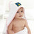 Baby Hooded Towel St Lucia Embroidery Kids Bath Robe Cotton - Cute Rascals