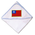 Baby Hooded Towel Taiwan Embroidery Kids Bath Robe Cotton