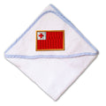Baby Hooded Towel Tonga Embroidery Kids Bath Robe Cotton