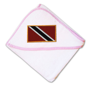 Baby Hooded Towel Trinidad Embroidery Kids Bath Robe Cotton
