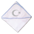Baby Hooded Towel Turkey Ay Yildiz Embroidery Kids Bath Robe Cotton