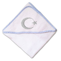 Baby Hooded Towel Turkey Ay Yildiz Embroidery Kids Bath Robe Cotton - Cute Rascals