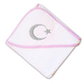 Baby Hooded Towel Turkey Ay Yildiz Embroidery Kids Bath Robe Cotton