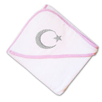 Baby Hooded Towel Turkey Ay Yildiz Embroidery Kids Bath Robe Cotton - Cute Rascals