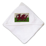 Baby Hooded Towel Wales Embroidery Kids Bath Robe Cotton - Cute Rascals