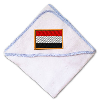 Baby Hooded Towel Yemen Embroidery Kids Bath Robe Cotton
