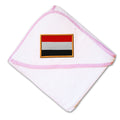 Baby Hooded Towel Yemen Embroidery Kids Bath Robe Cotton