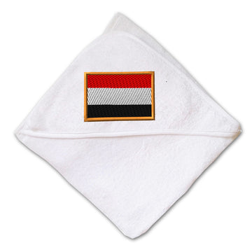Baby Hooded Towel Yemen Embroidery Kids Bath Robe Cotton