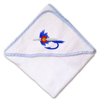 Baby Hooded Towel Colorado Flag Fishing Fly Embroidery Kids Bath Robe Cotton - Cute Rascals