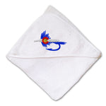 Baby Hooded Towel Colorado Flag Fishing Fly Embroidery Kids Bath Robe Cotton - Cute Rascals