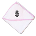 Baby Hooded Towel Seal of Guam Embroidery Kids Bath Robe Cotton