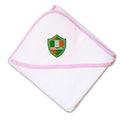 Baby Hooded Towel Ireland Flag Style 3 Embroidery Kids Bath Robe Cotton