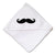 Baby Hooded Towel Mustache Embroidery Kids Bath Robe Cotton - Cute Rascals