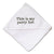 Baby Hooded Towel This Is My Party Hat Embroidery Kids Bath Robe Cotton - Cute Rascals