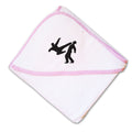 Baby Hooded Towel Fight C Embroidery Kids Bath Robe Cotton