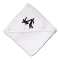 Baby Hooded Towel Fight C Embroidery Kids Bath Robe Cotton