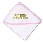 Baby Hooded Towel Zombie Response Team #1 Embroidery Kids Bath Robe Cotton - Cute Rascals