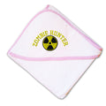 Baby Hooded Towel Zombie Hunter Radiation Embroidery Kids Bath Robe Cotton