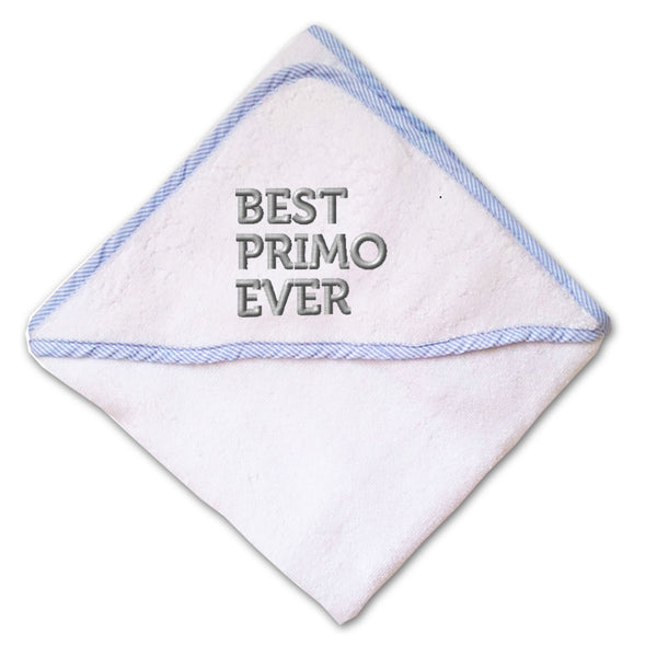 Baby Hooded Towel Best Primo Ever Embroidery Kids Bath Robe Cotton - Cute Rascals