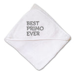Baby Hooded Towel Best Primo Ever Embroidery Kids Bath Robe Cotton - Cute Rascals