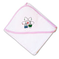 Baby Hooded Towel Science Model Scientist Embroidery Kids Bath Robe Cotton