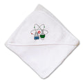 Baby Hooded Towel Science Model Scientist Embroidery Kids Bath Robe Cotton