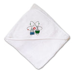 Baby Hooded Towel Science Model Scientist Embroidery Kids Bath Robe Cotton - Cute Rascals