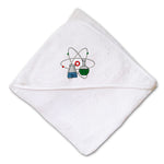 Baby Hooded Towel Science Model Scientist Embroidery Kids Bath Robe Cotton - Cute Rascals